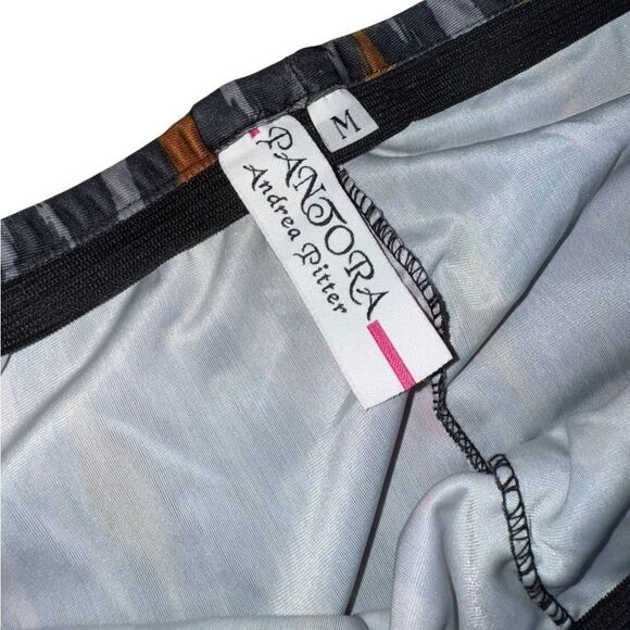 Panjora Andrea Pitter Retro Multi Color Leggings Size Medium - Picture 3 of 3